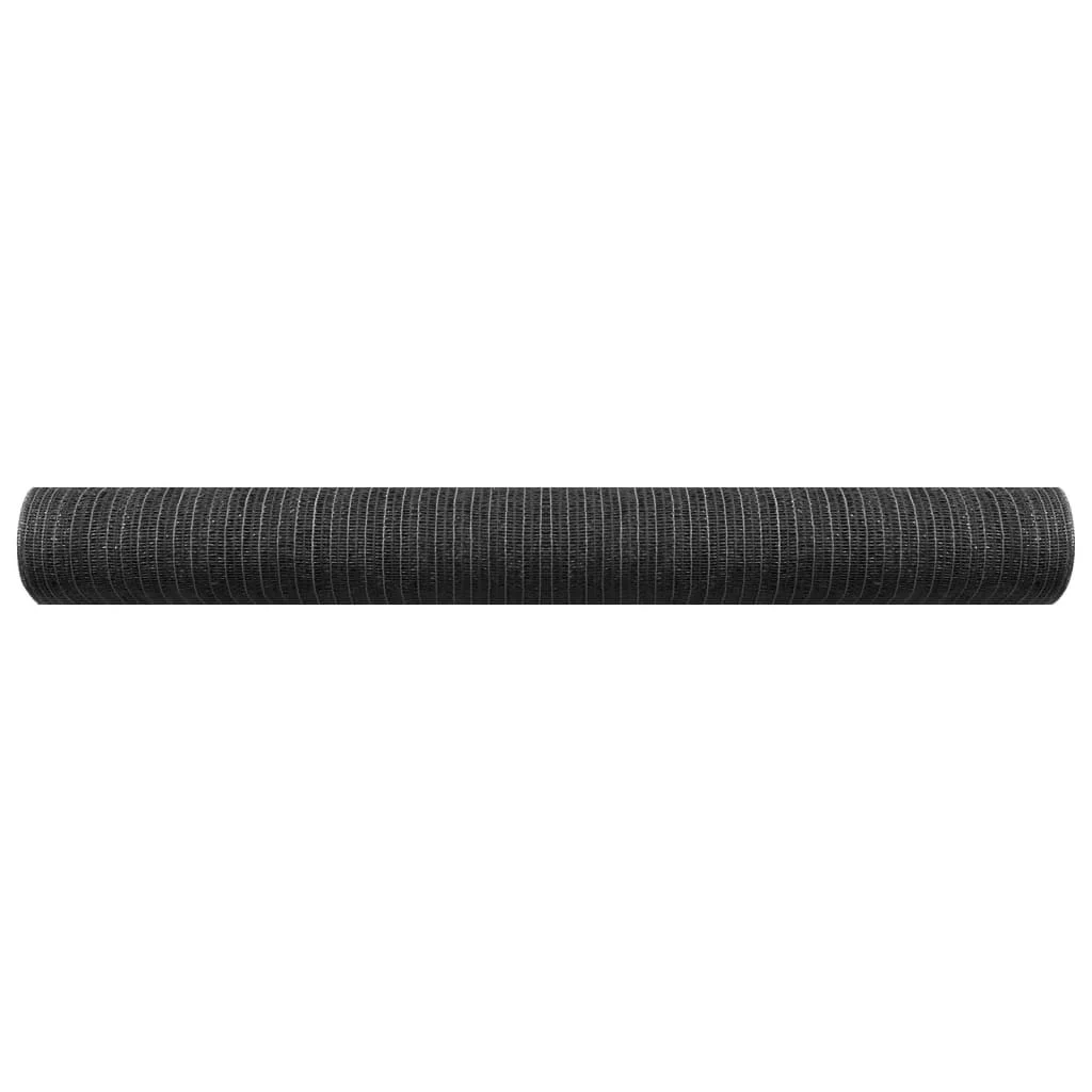 Antracitszürke HDPE belátásgátló háló 3,6 x 25 m 195 g/m²