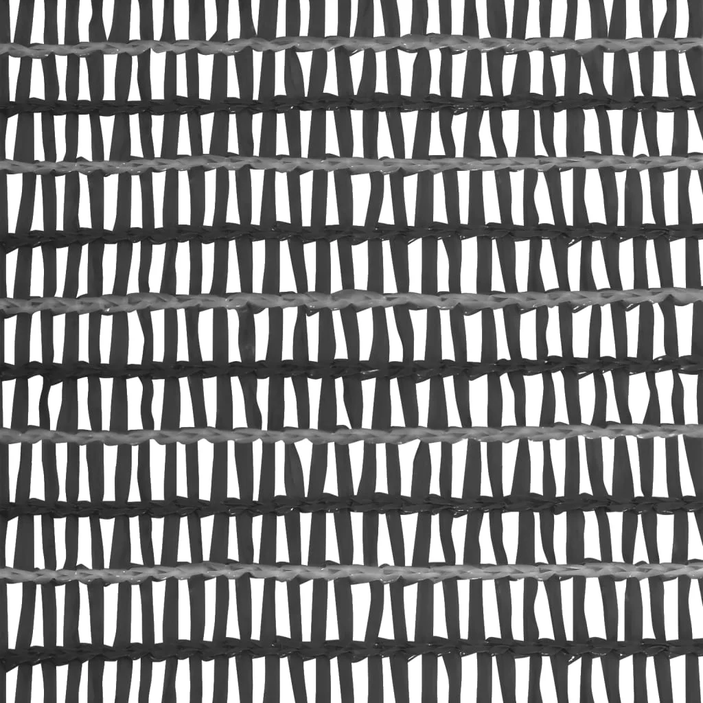 Antracitszürke HDPE belátásgátló háló 3,6 x 25 m 195 g/m²