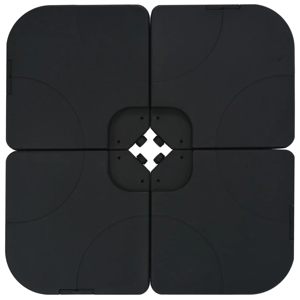 Szürkésbarna kültéri napernyő hordozható talppal 