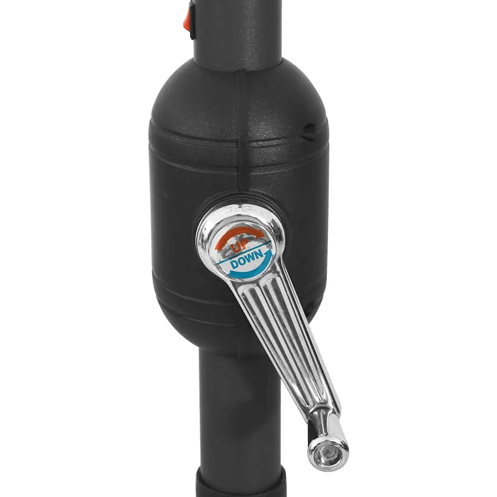 Antracit kültéri napernyő LED-fényekkel és fémrúddal 400 cm