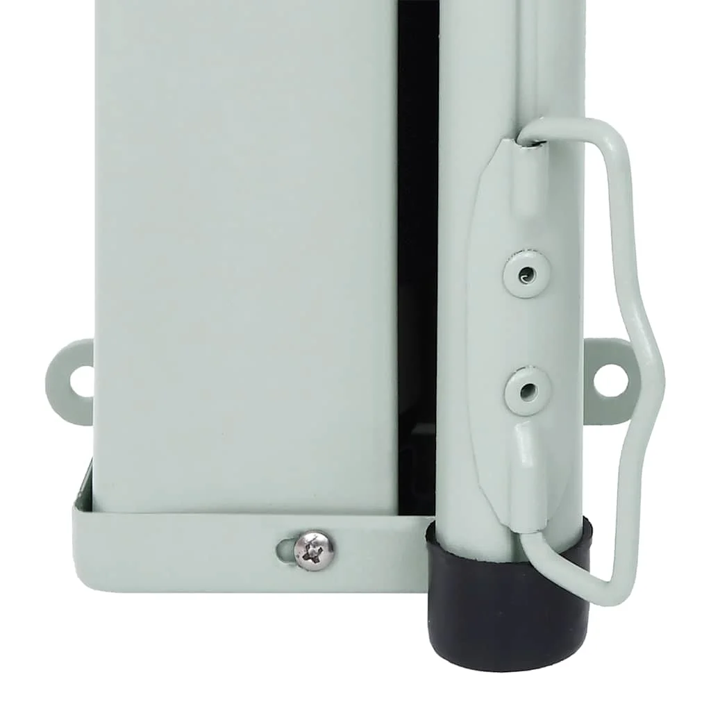 Szürke behúzható oldalsó terasznapellenző 200 x 500 cm