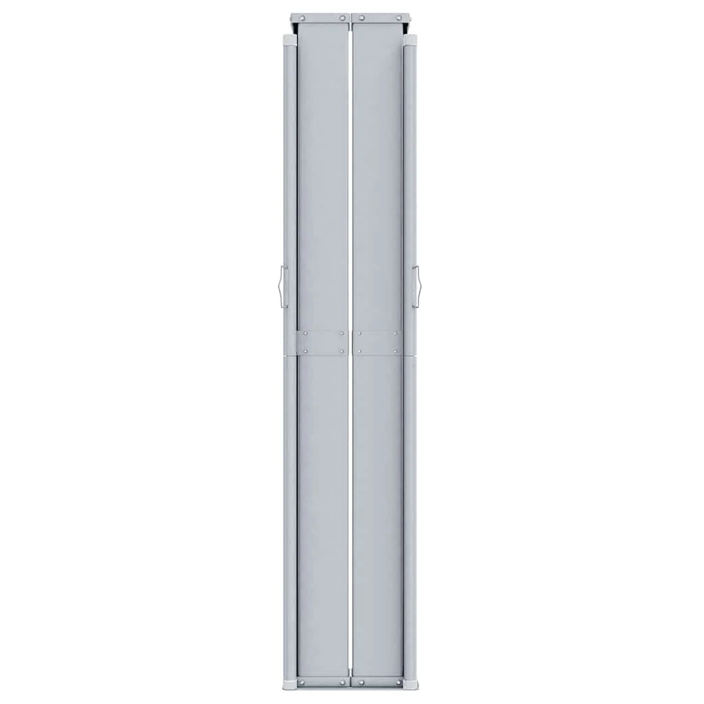 Piros behúzható oldalsó napellenző 200 x 600 cm