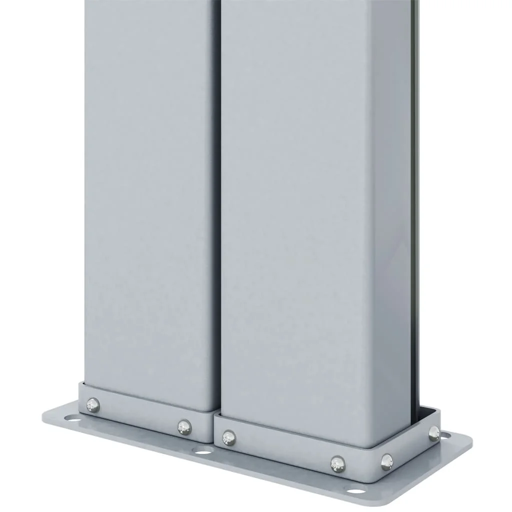 Antracitszürke behúzható oldalsó napellenző 160 x 1000 cm