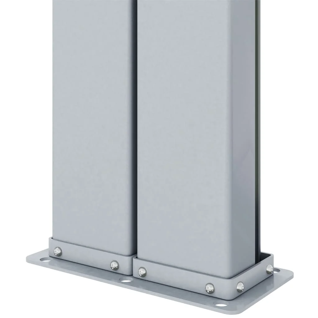 Barna behúzható oldalsó napellenző 160 x 1000 cm