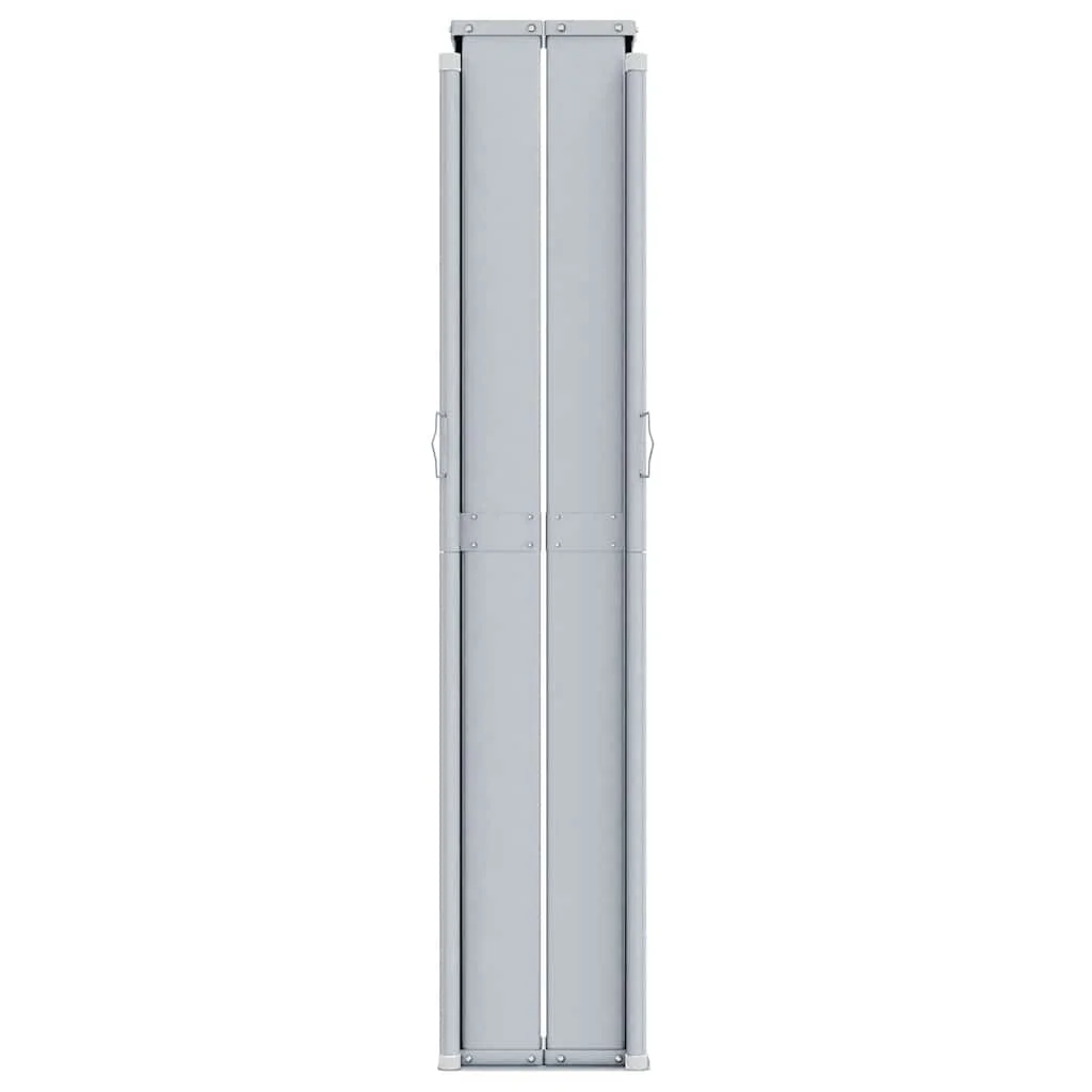 Piros behúzható oldalsó napellenző 200 x 1000 cm