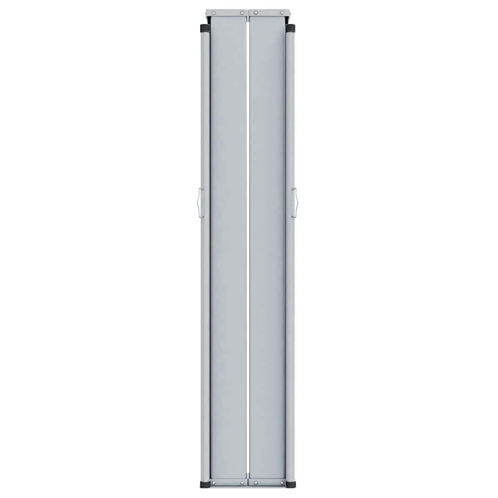 Antracitszürke behúzható oldalsó napellenző 117 x 1200 cm