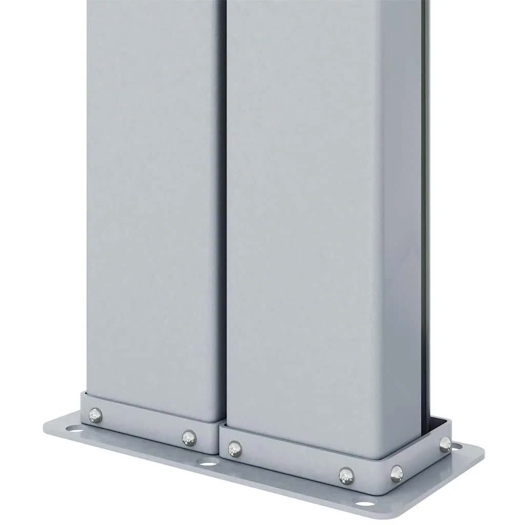 Piros behúzható oldalsó napellenző 180 x 1200 cm