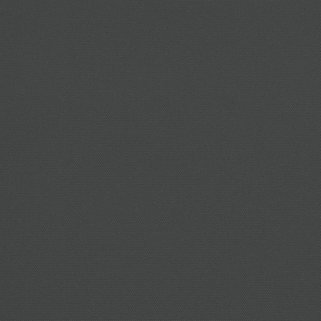 Antracitszürke dupla tetős LED-es napernyő 449x265 cm