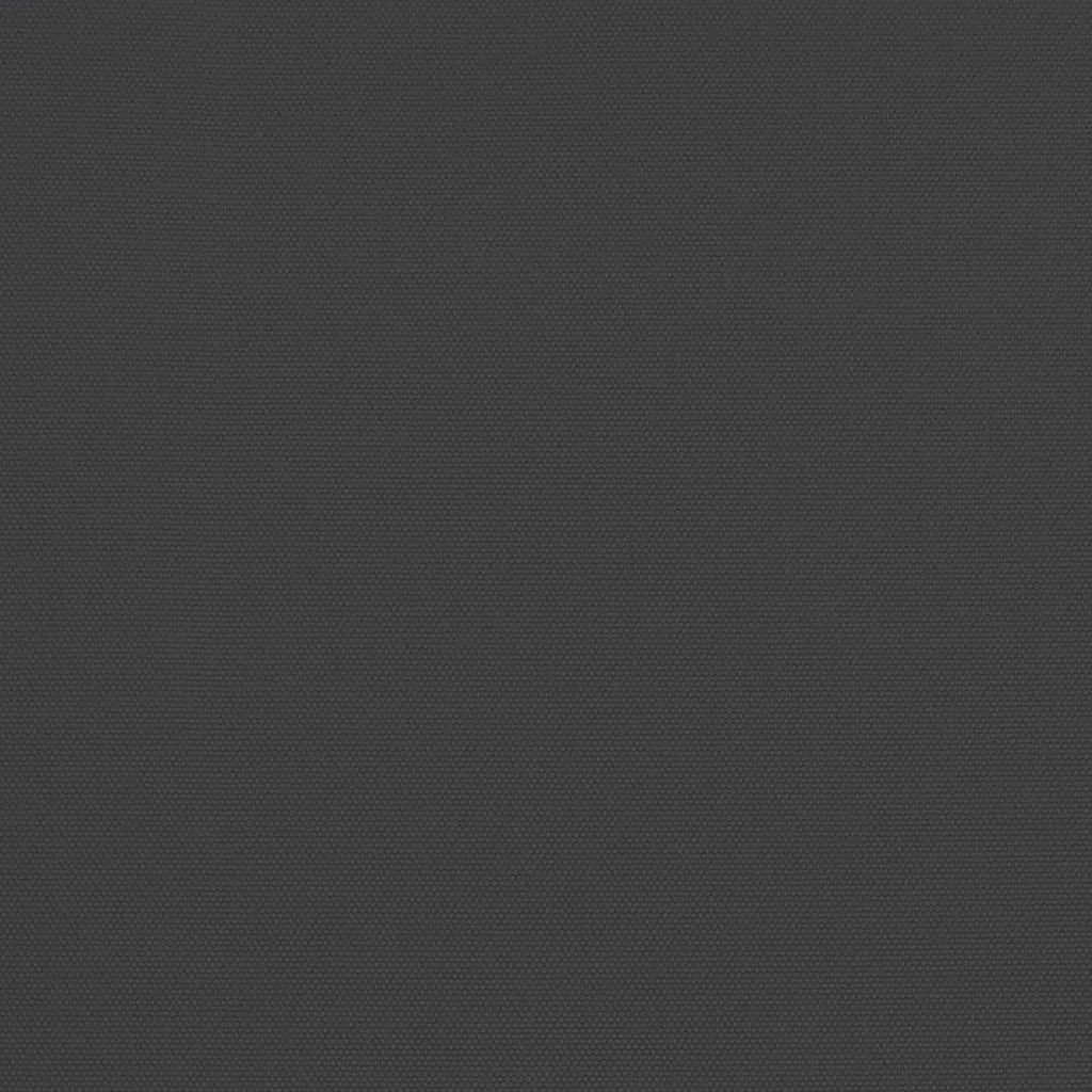 Fekete dupla tetős napernyő LED-ekkel 449x265 cm