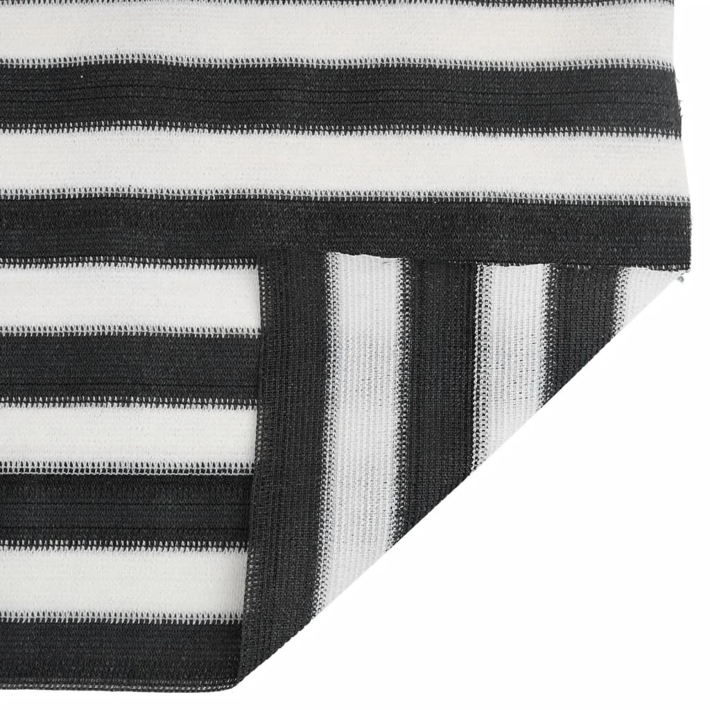 Antracitszürke és fehér HDPE belátásgátló háló 1,5x50m 195 g/m²