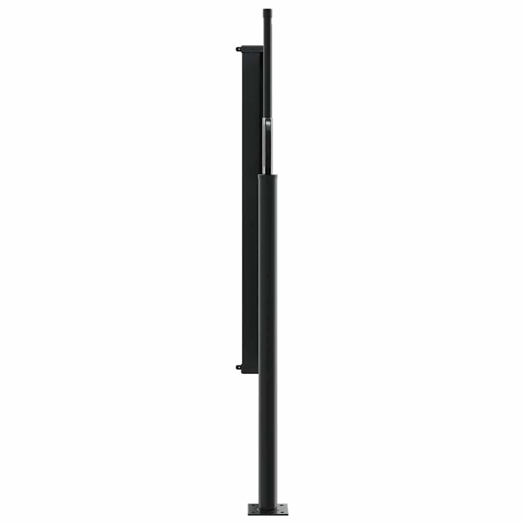 Antracitszürke behúzható oldalsó napellenző 100 x 500 cm
