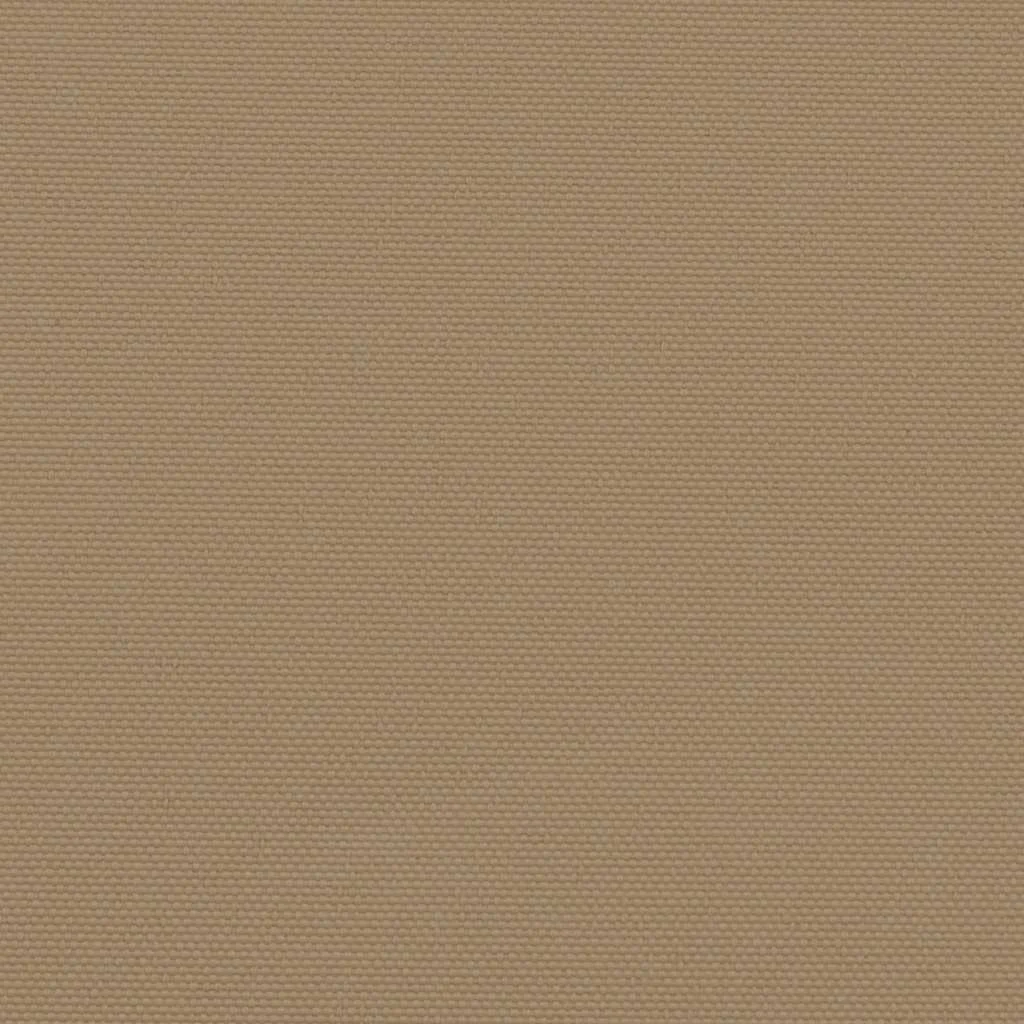 Tópszínű behúzható oldalsó napellenző 140 x 500 cm