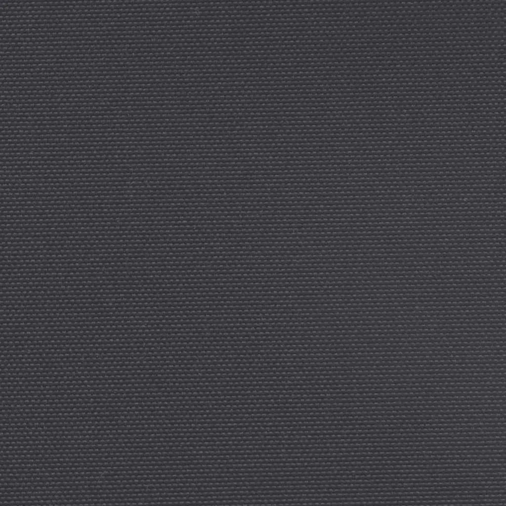 Fekete behúzható oldalsó napellenző 140 x 600 cm