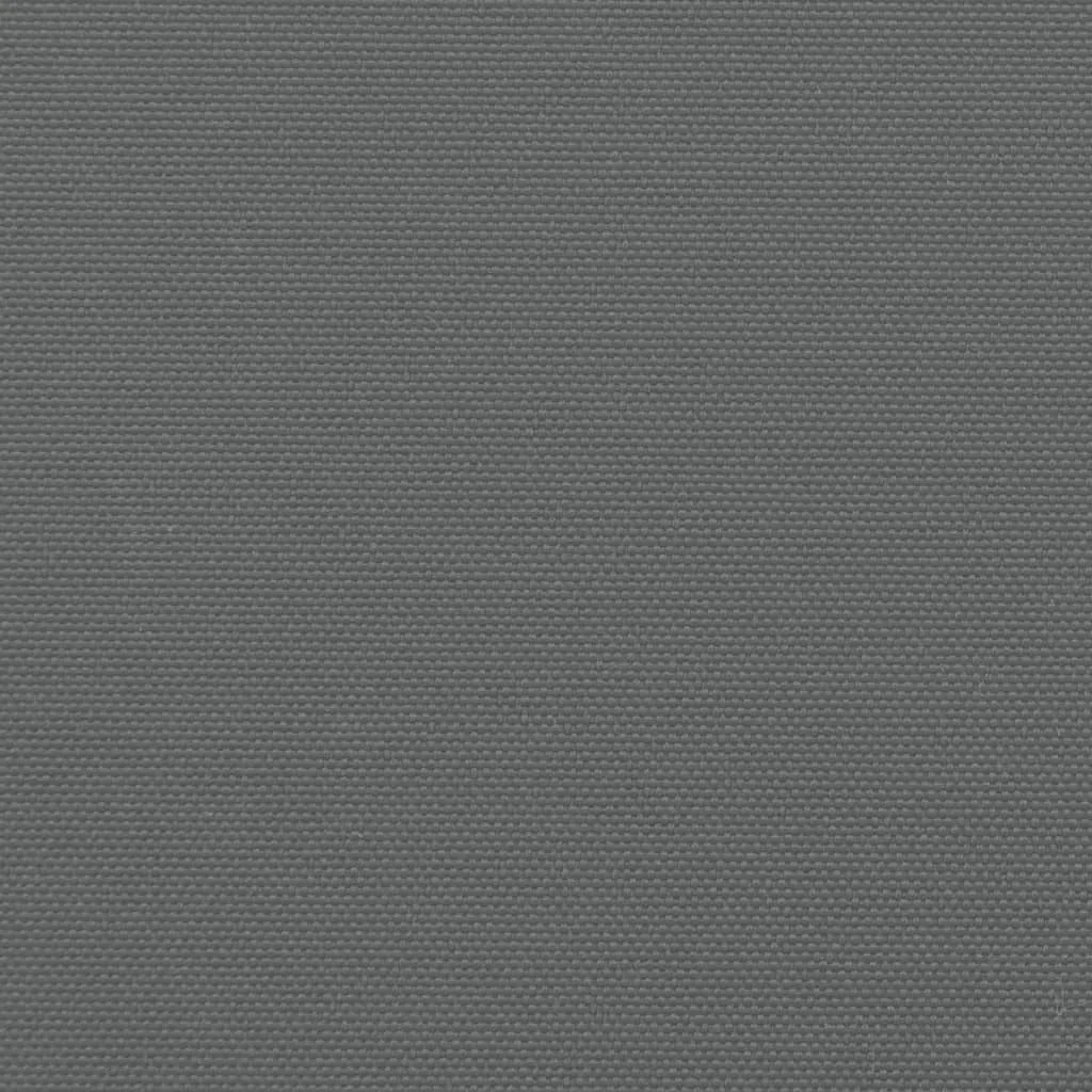 Antracitszürke behúzható oldalsó napellenző 140 x 600 cm