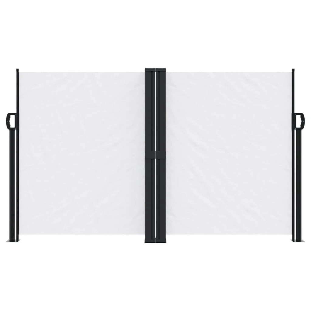 Fehér behúzható oldalsó napellenző 140 x 600 cm