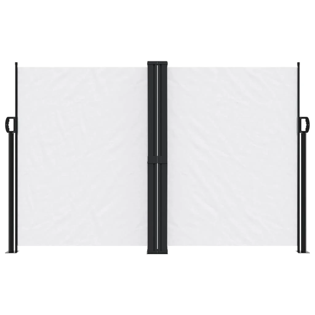 Fehér behúzható oldalsó napellenző 160 x 600 cm