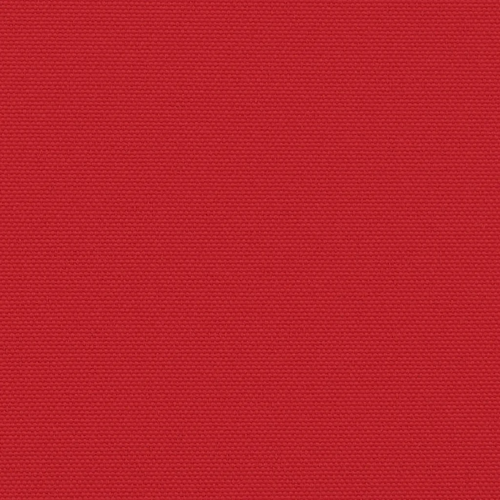 Piros behúzható oldalsó napellenző 100 x 1000 cm