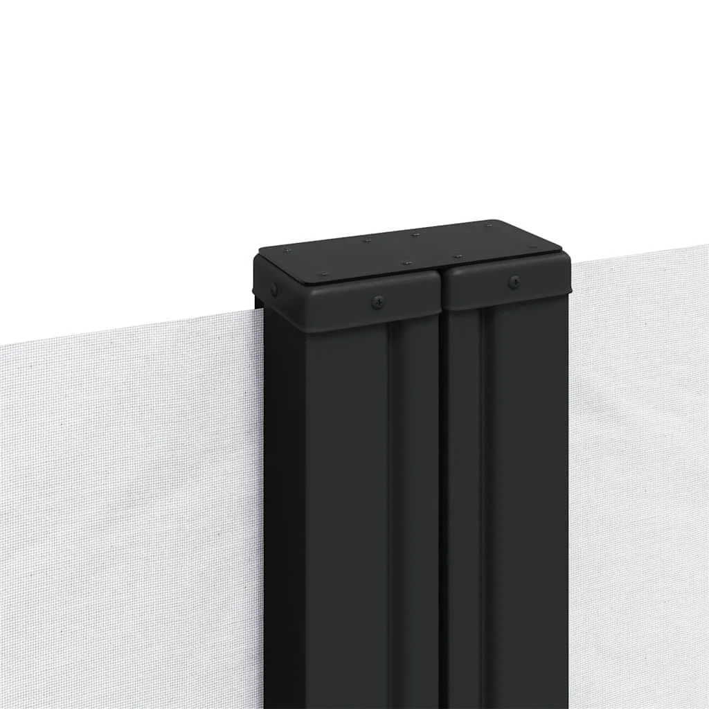 Fehér behúzható oldalsó napellenző 120 x 1000 cm