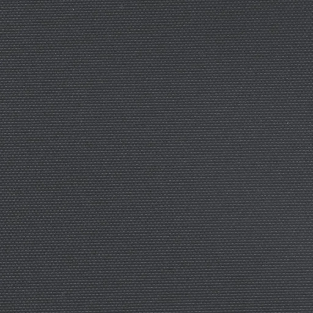 Fekete behúzható oldalsó napellenző 160 x 1000 cm