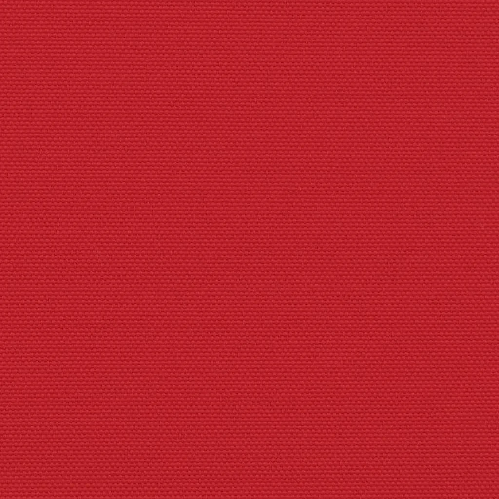 Piros behúzható oldalsó napellenző 220 x 1000 cm