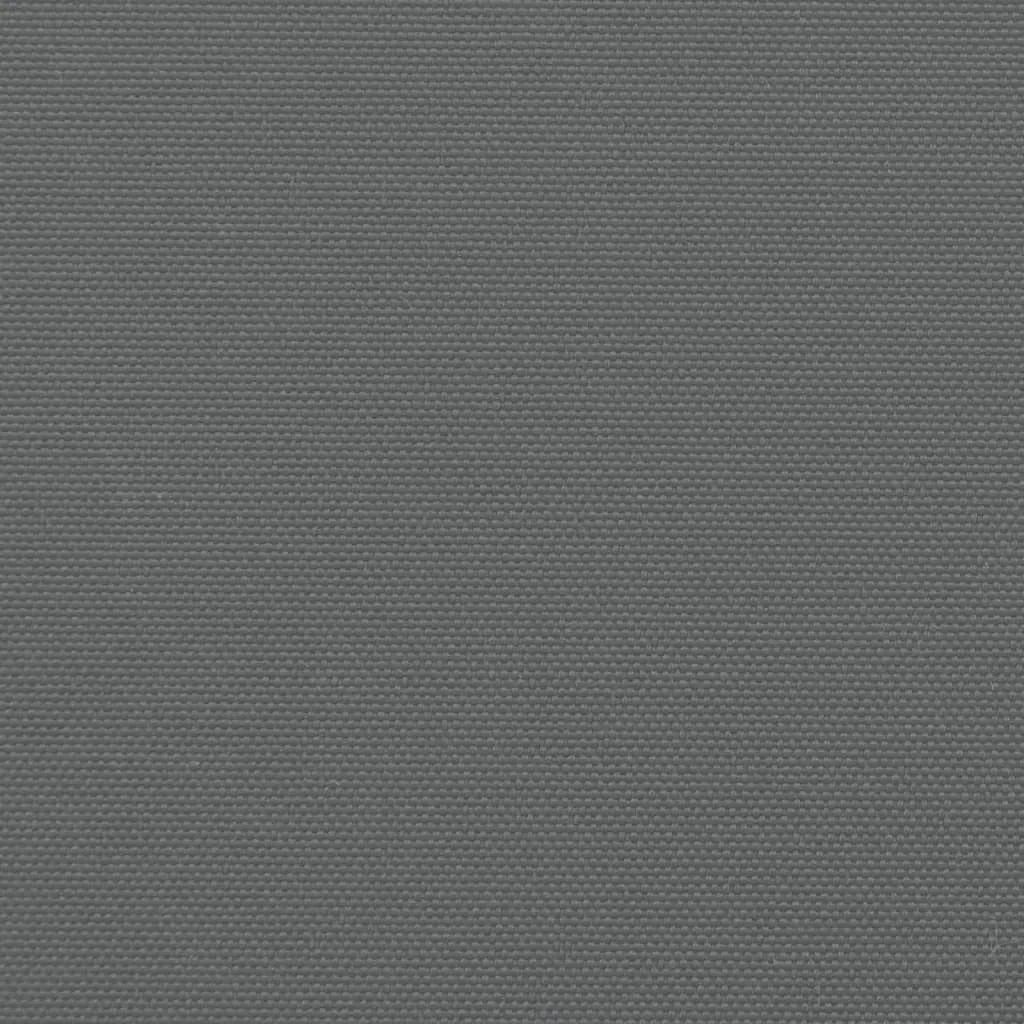 Antracitszürke behúzható oldalsó napellenző 160 x 1200 cm