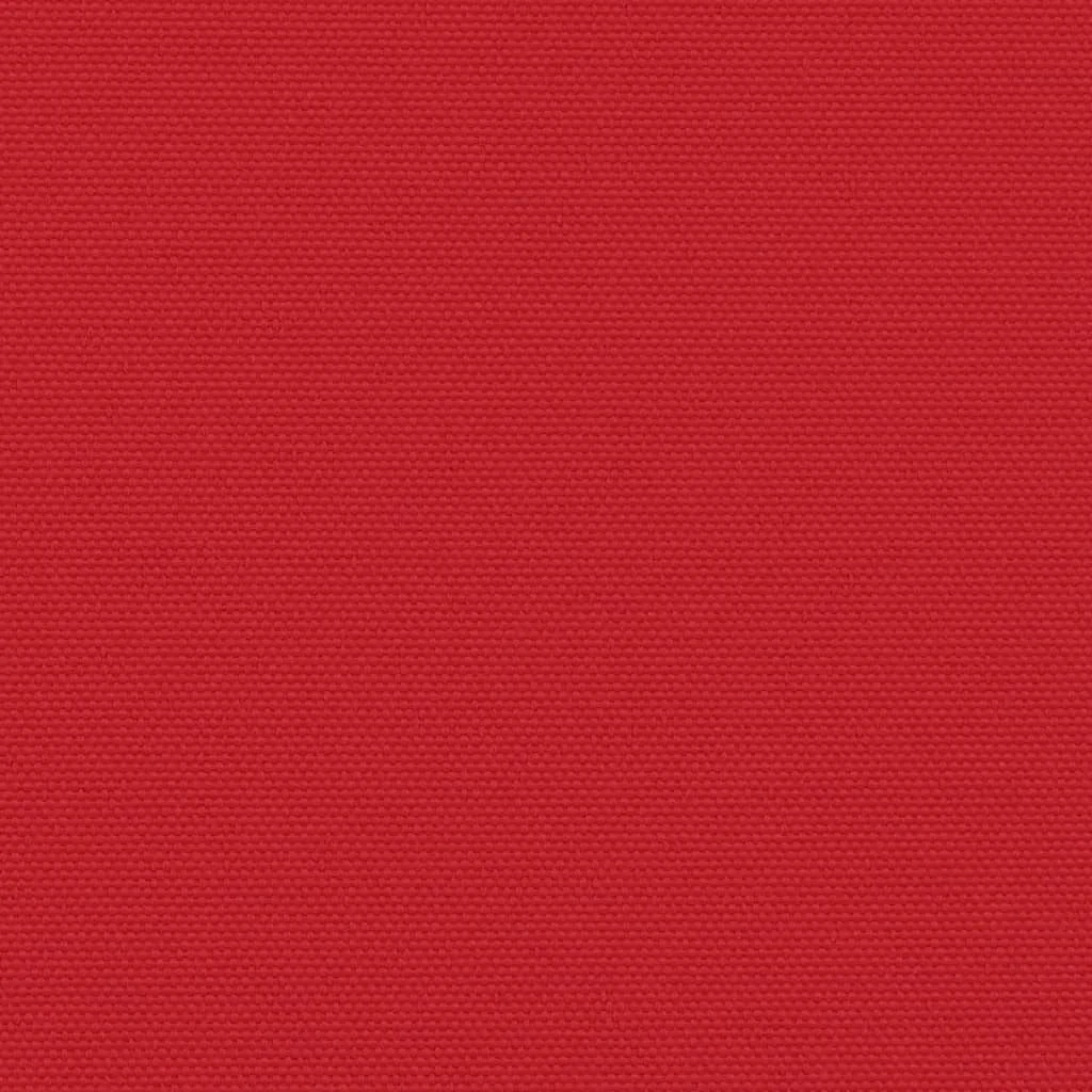 Piros behúzható oldalsó napellenző 180 x 1200 cm