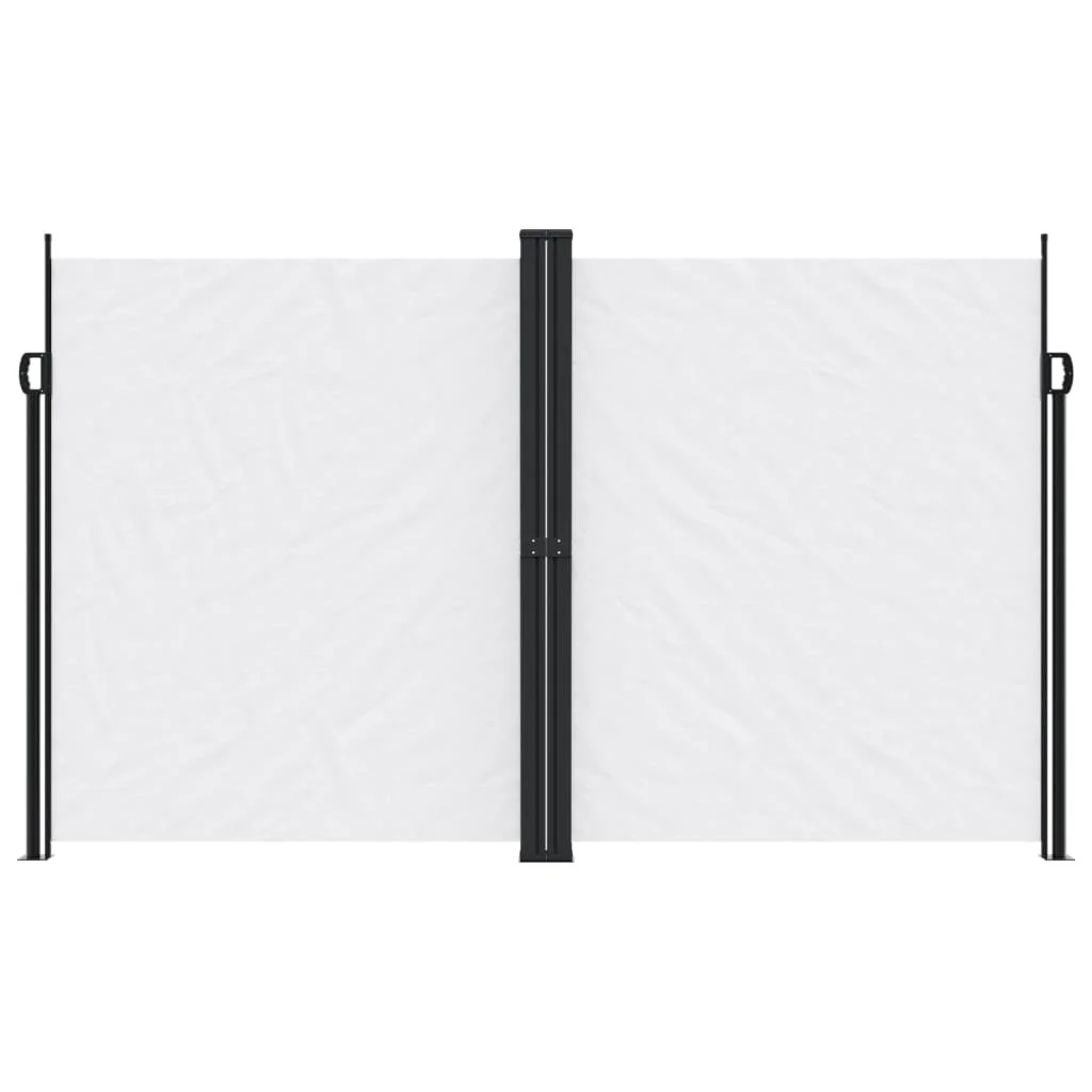Fehér behúzható oldalsó napellenző 200 x 1200 cm