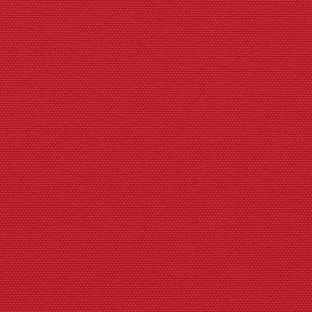 Piros behúzható oldalsó napellenző 220 x 1200 cm