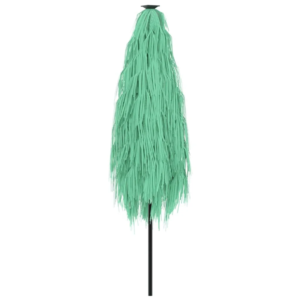 Zöld kerti napernyő acél rúddal 248 x 248 x 248 cm