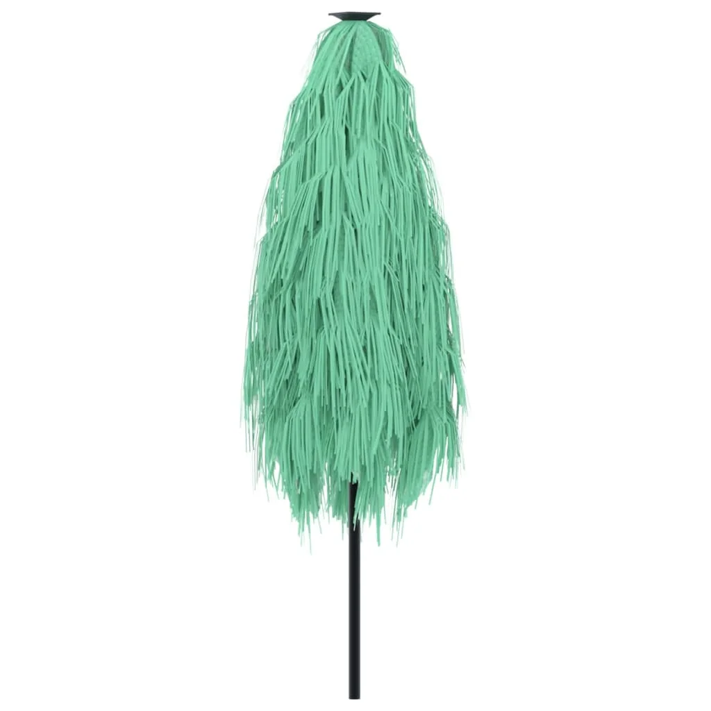 Zöld kerti napernyő acél rúddal 223 x 223 x 213 cm