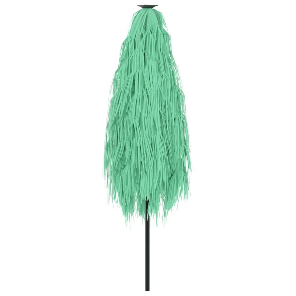 Zöld kerti napernyő acél rúddal 288 x 288 x 225 cm