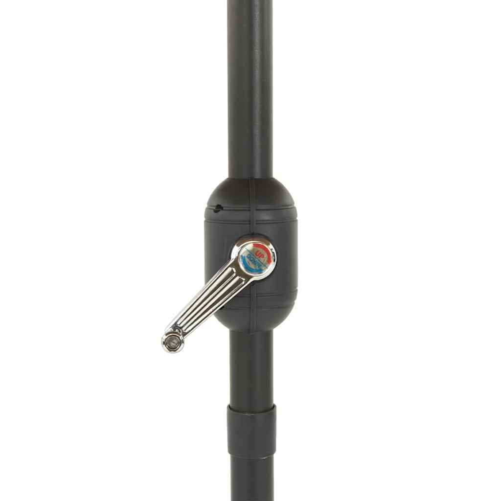 Zöld kerti napernyő acél rúddal 324 x 324 x 247 cm