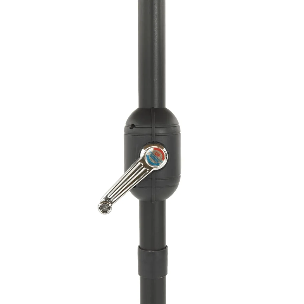 Barna kerti napernyő LED-del és acél rúddal 324 x 324 x 247 cm