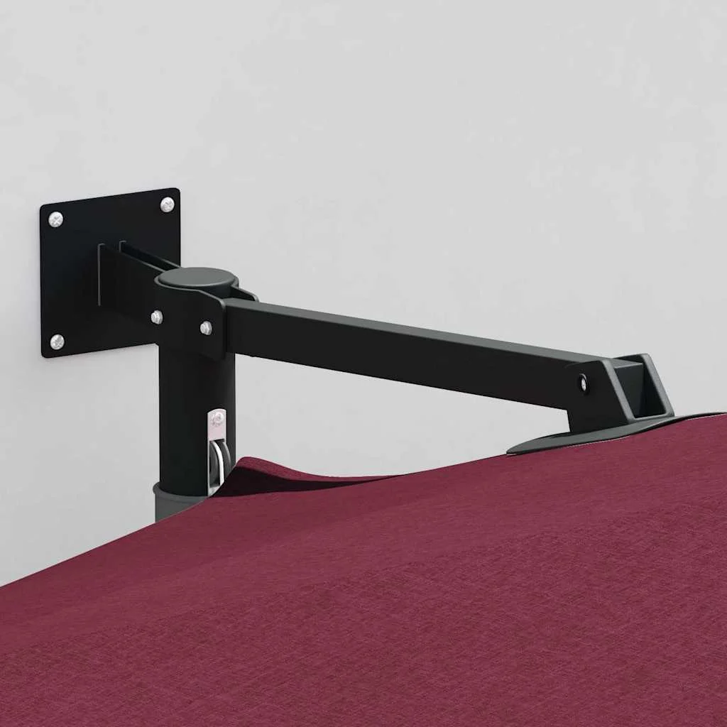 Kerti napernyő Piros és Fekete 248 x 248 x 148 cm