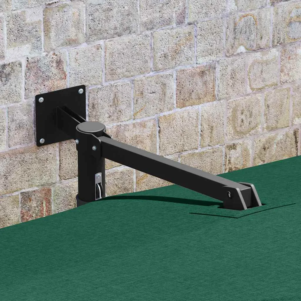 Kerti napernyő Zöld és Fekete 248.5 x 247.5 x 160 cm