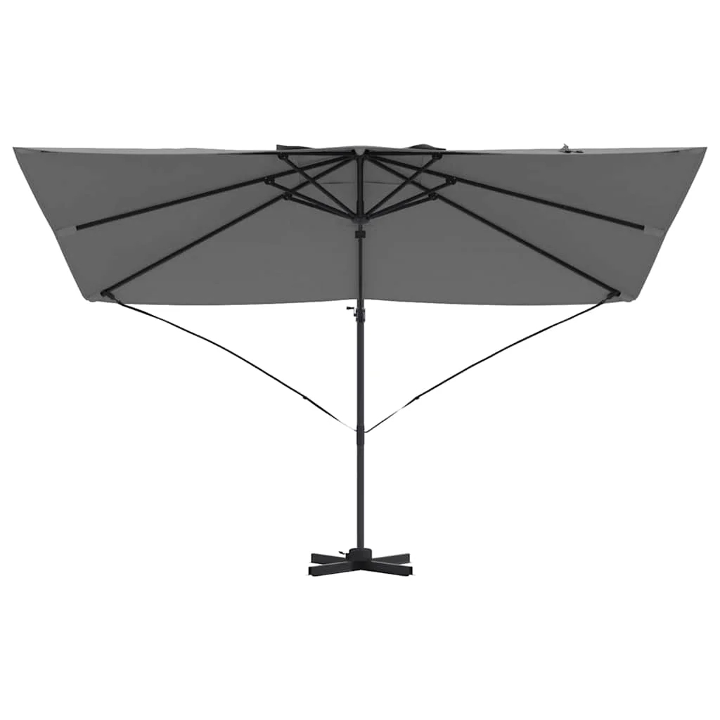 Cantilever Roma Napernyő Antracit és fekete 352 x 251 x 260 cm