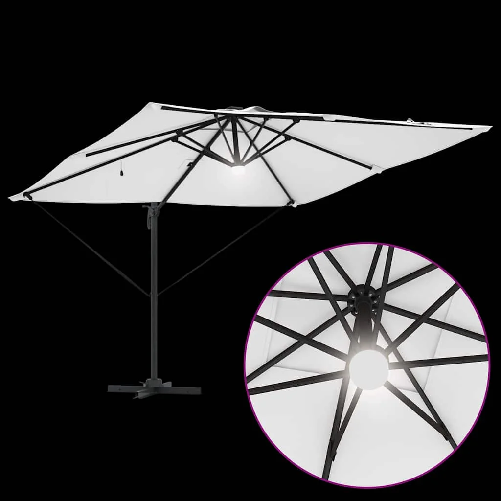 Roma napernyő Bézs 286 x 285 x 270 cm Alumínium és poliészter