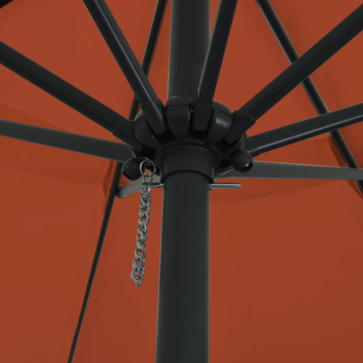 Kerti Napernyő ø395x245 cm Terrakotta