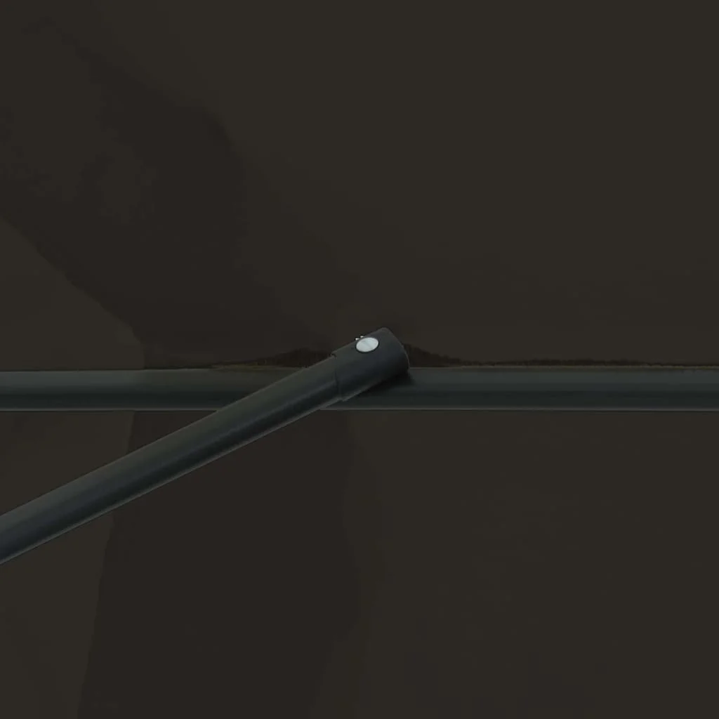 Kerti Napernyő ø395x245 cm Fekete