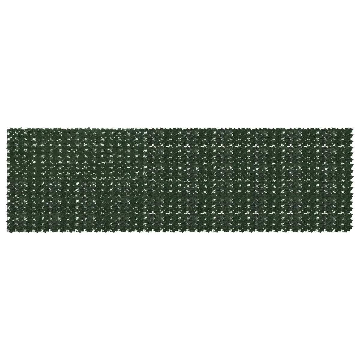 Erkély képernyő levelekkel Sötétzöld 500 x 150 cm