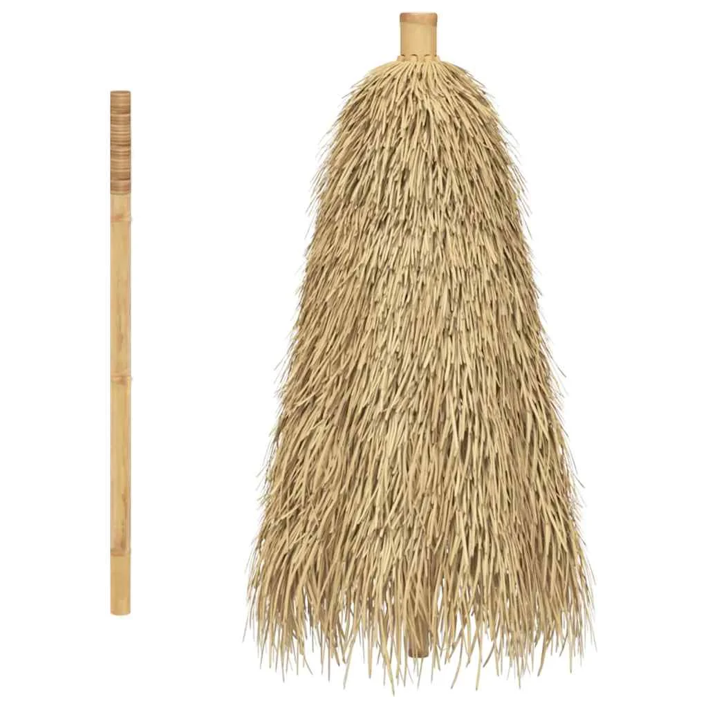 Bambuszernyő banánlevél tetővel 210 cm