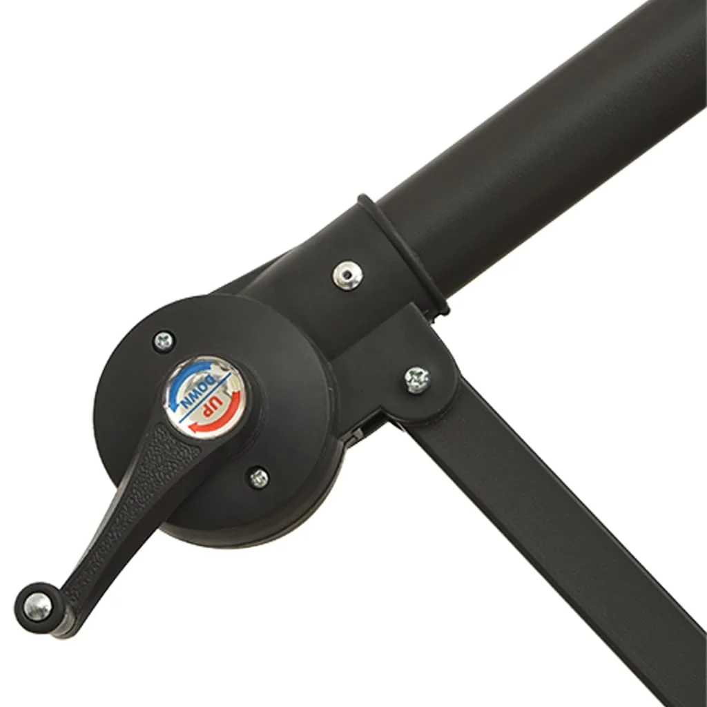 Bordó konzolos kerti napernyő alumínium rúddal 350 cm