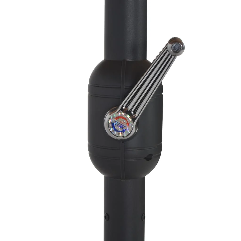 Zöld kültéri napernyő alumíniumrúddal 460 x 270 cm