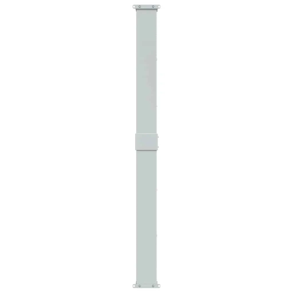 Szürke behúzható oldalsó napellenző 160 x 500 cm