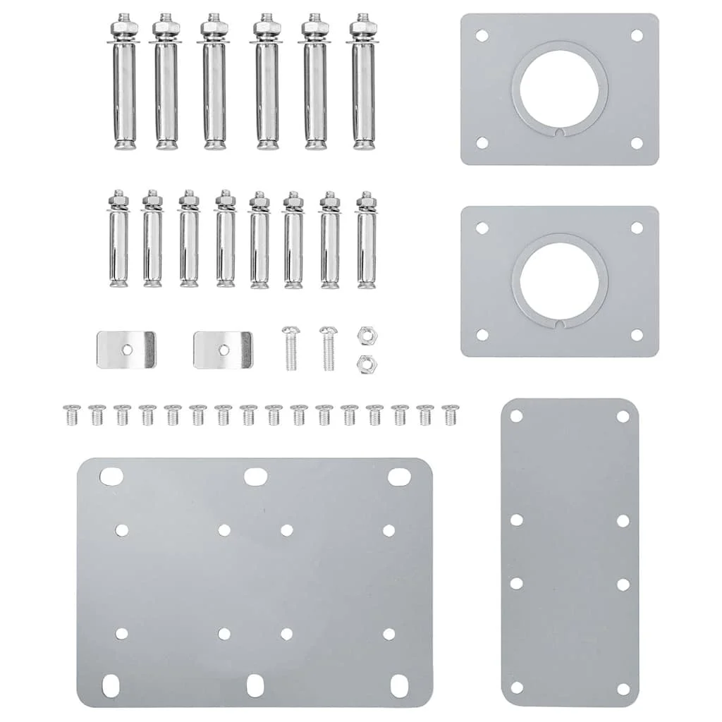 Antracitszürke behúzható oldalsó napellenző 120 x 600 cm