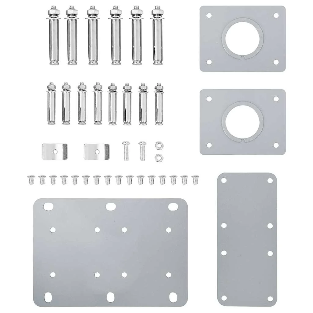 Antracitszürke behúzható oldalsó napellenző 120 x 1000 cm 
