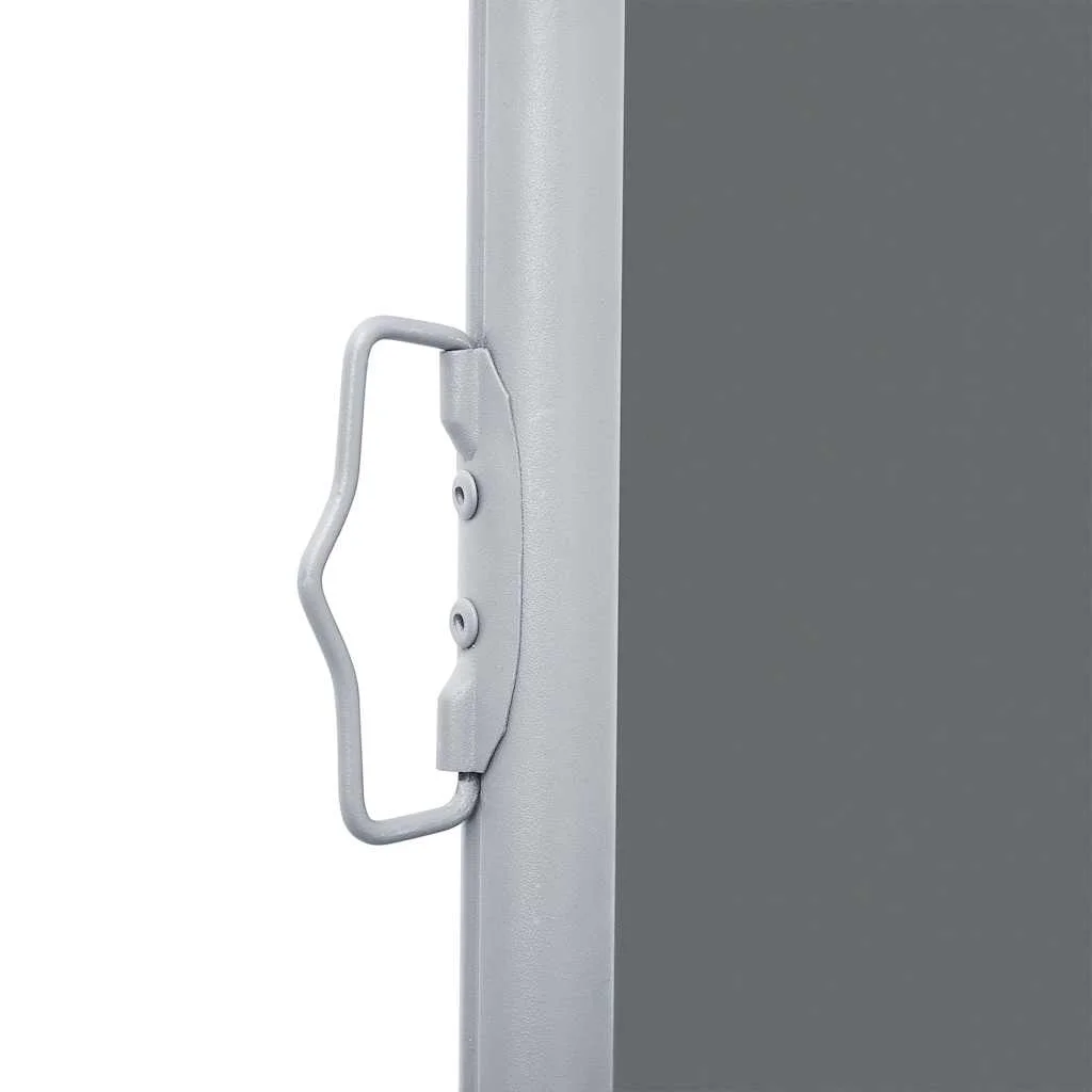 Antracitszürke behúzható oldalsó napellenző 120 x 1000 cm 