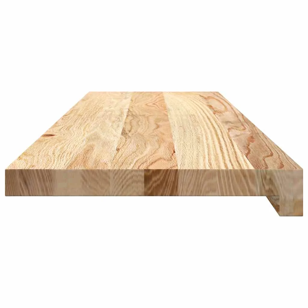 8 db tömör tölgyfa lépcsőfokok kezeletlen 90x30x2 cm
