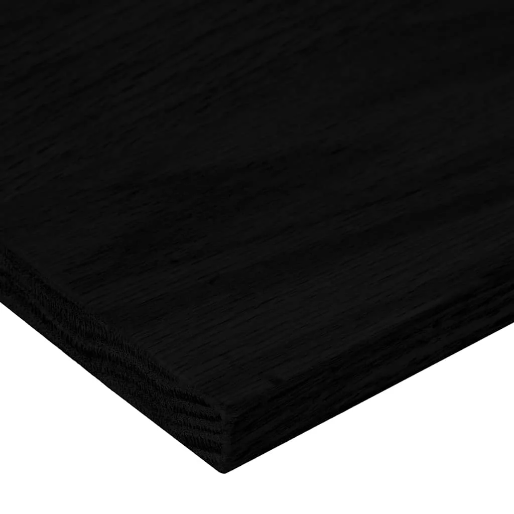 Lépcsőfokok 4 db Sötétbarna 110x25x2 cm tömör fa tölgyfa