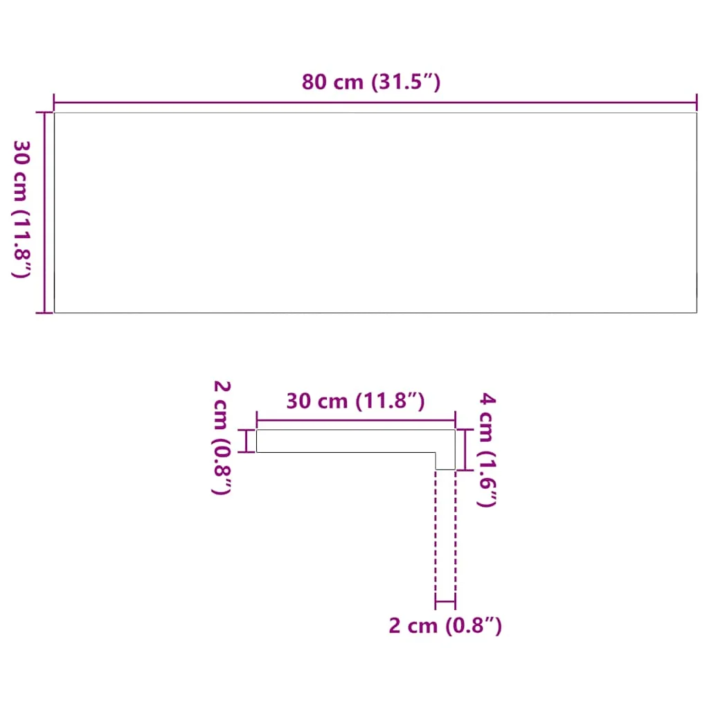 Lépcsőfokok 8 db Sötétbarna 80x30x2 cm tömör fa tölgyfa